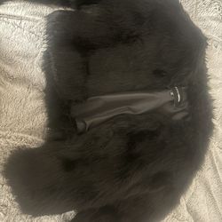 Black Fashion Nova Women’s Fur Jacket 