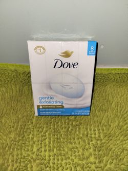 Pack Dove 8 Bar Soap Gentle Exfoliating 