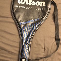 Wilson SPS Graphite Tempest XLB Tennis Racquet & Bag
