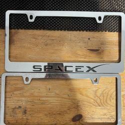 SpaceX limited License Plate Holder
