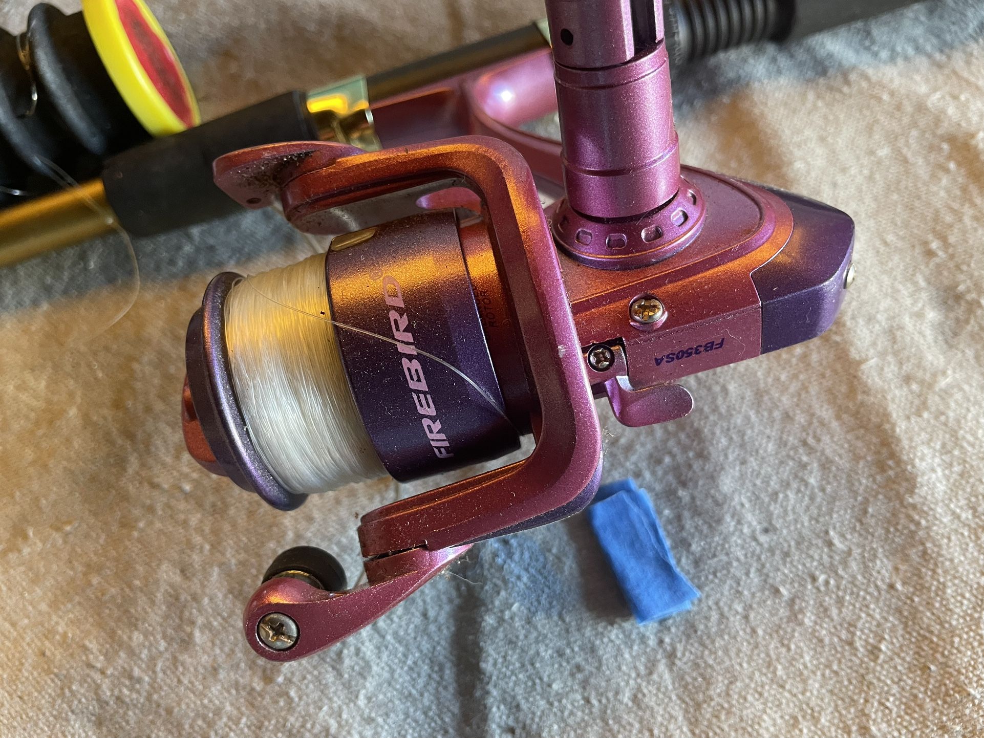 Firebird rod and reel lightweight