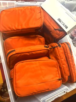 Incase Nylon Accessory Organizer — Bulk Lot of 31, New in Packaging (Orange)