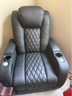 Movie theater style recliner head rest adjustable