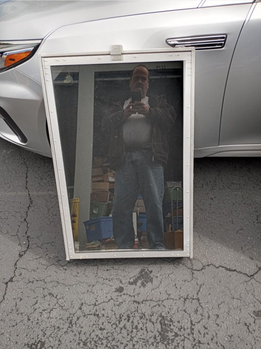 Metal & Glass Display Case