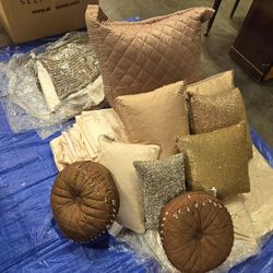 Two Seperate Sets Of Luxury Bedding For A Cal King & A Queen