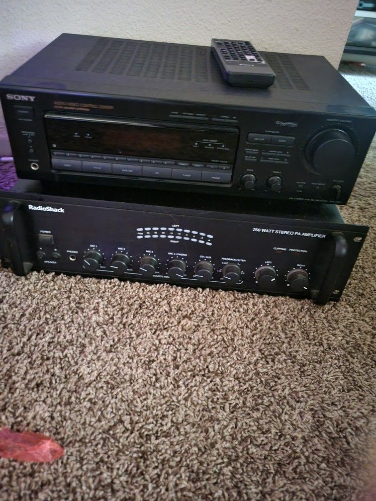 Home Stereo System With 2 Acoustic Response 707 Surround Sound Speakers