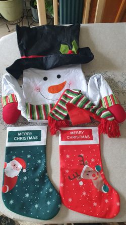 Christmas Stocking And Tree Topper 