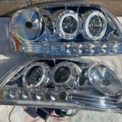 97-03 FORD F-150|97-02 FORD
EXPEDITION LED HEADLIGHTS/FAROS/
LIGHTS/CALAVERAS/LUCES