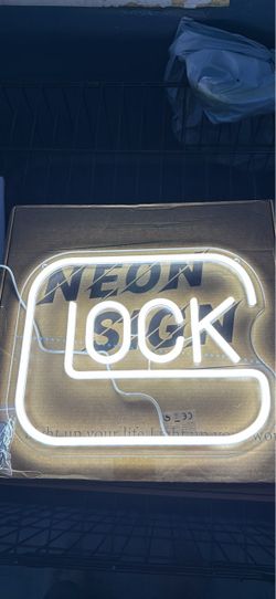 Glock neon sign