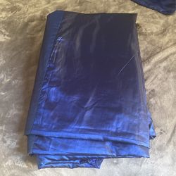 Metallic Blue Queen Size Duvet 