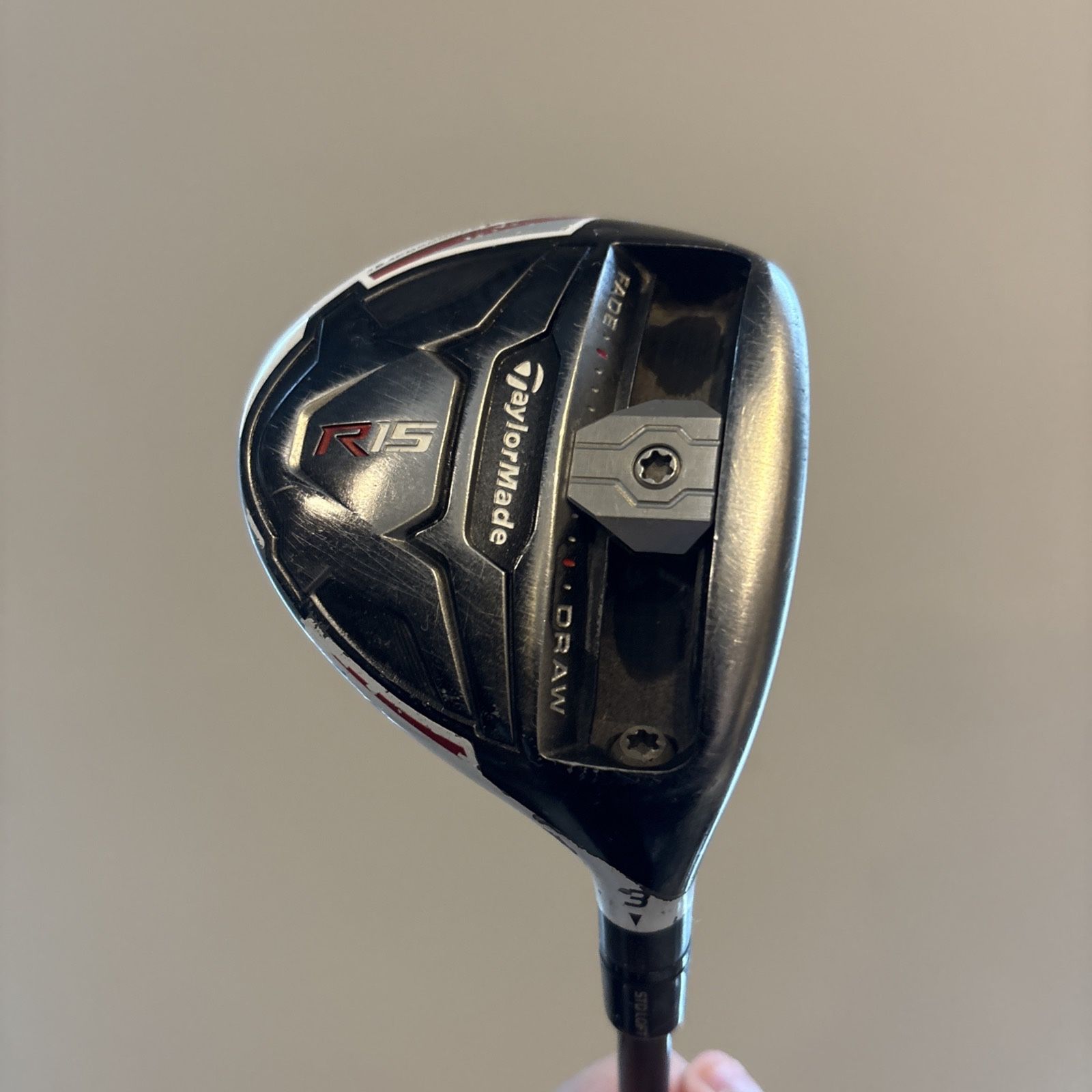 Taylormade R15 3 Wood Regular Flex Fujikara Speeder 67 Shaft Right Handed Golf Club