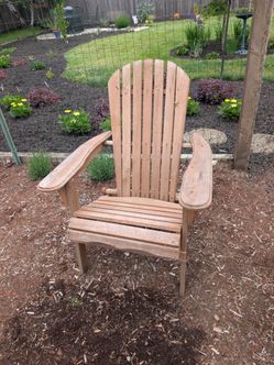 Two Folding Adirondack Chairs