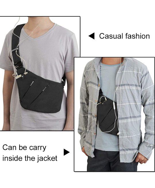 Sling Bag Chest Backpack Casual Daypack 