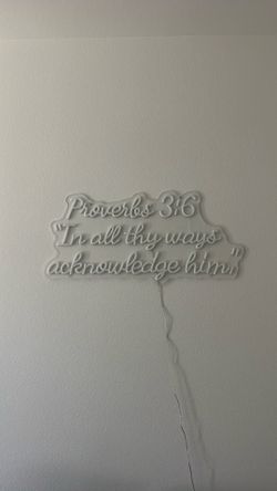 Wall decoration light up sign