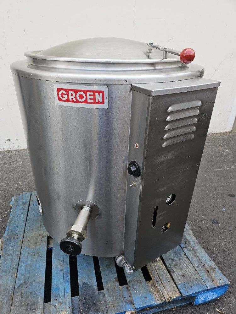 Groen AH/1-40 LP Gas Tilting Steam Kettle 40 Gallons Tested Live Pics Excellent