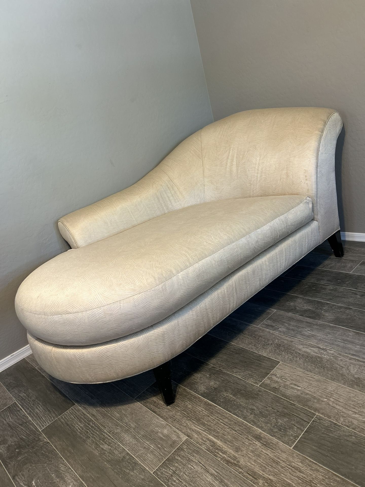 Vintage Mid Century Art Deco Chaise Lounge
