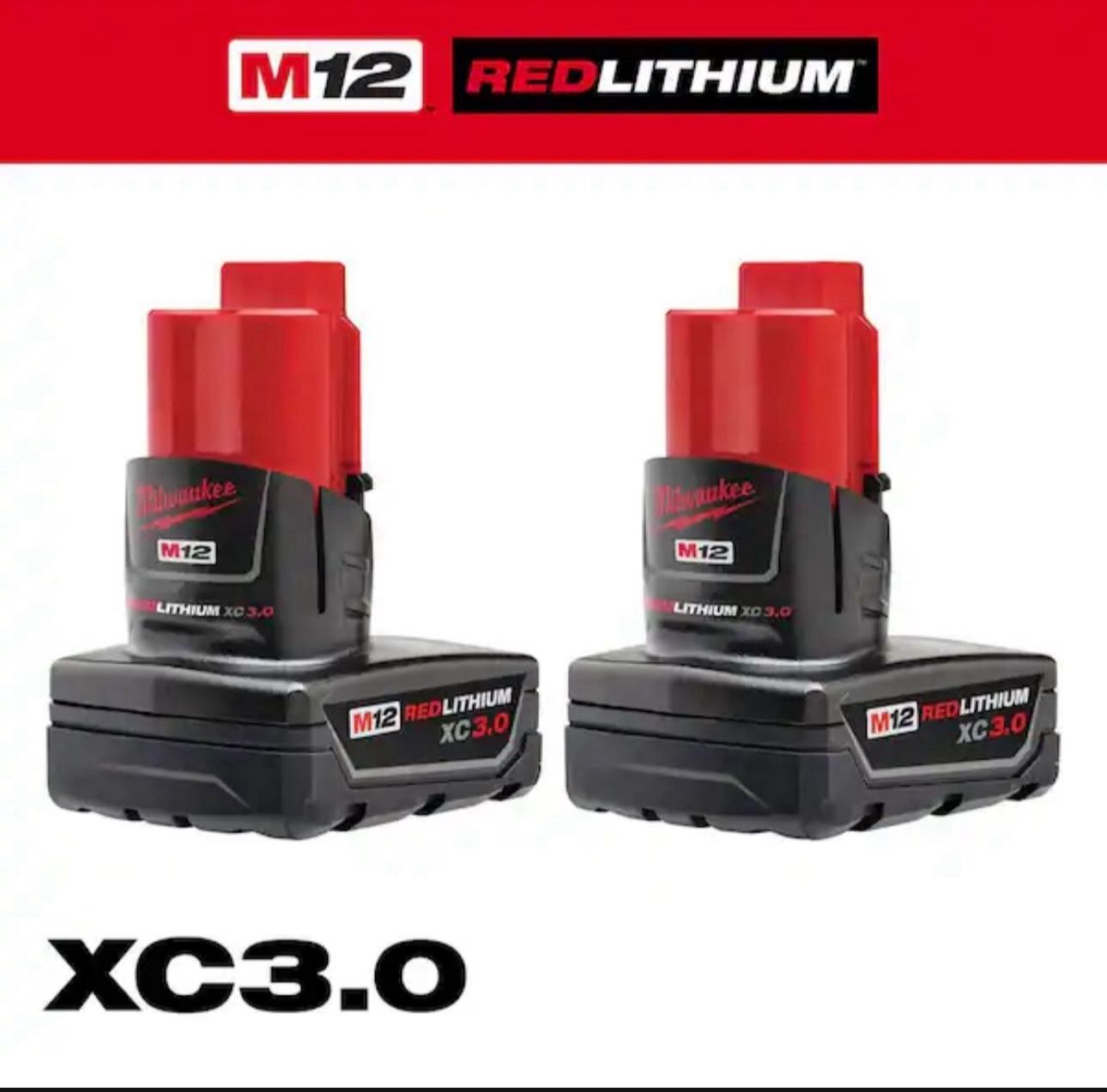 Milwaukee Battery Pack (2 Pack)