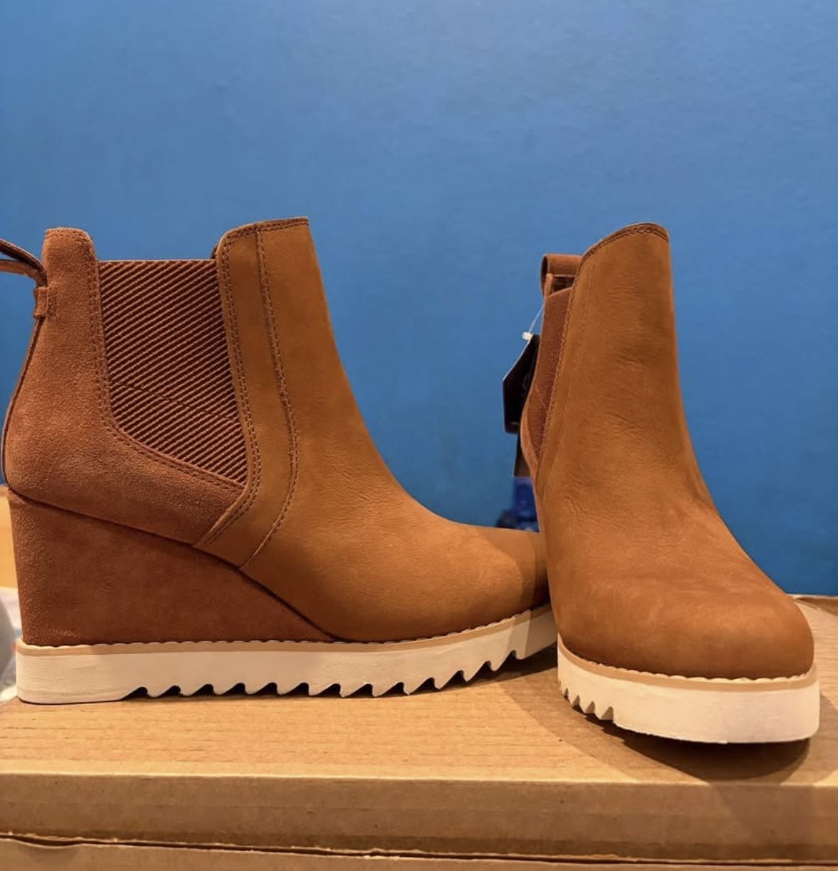 ❤️New Tom’s Wedge Boots US Sz6.5❤️