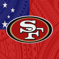 49ers NFL Samoan Tribals Flag