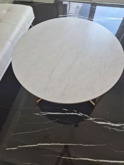 Marble like coffee table
