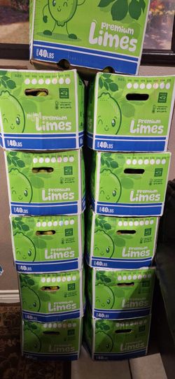 Boxes of lime 40lbs (250 count)