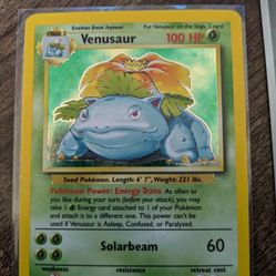 Pokemon Base Set Venusaur