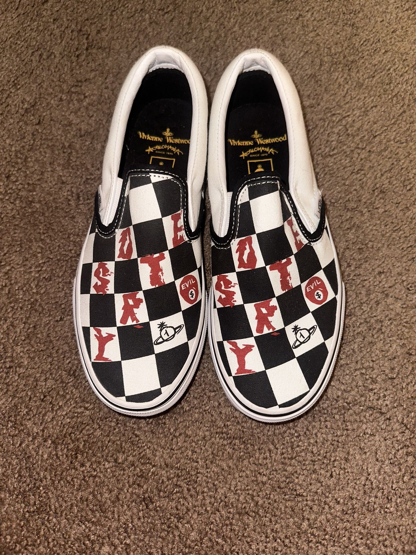 Vivienne Westwood Slip On Vans size 7