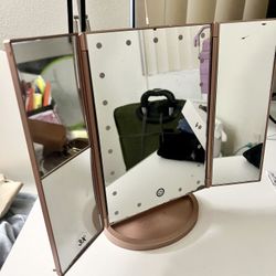 Mirror with light
