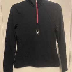 SPYDER Women BOUNDLESS 1/4 ZIP PULLOVER Size XS