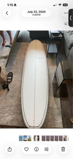 7’4” Modern Double wide surfboard