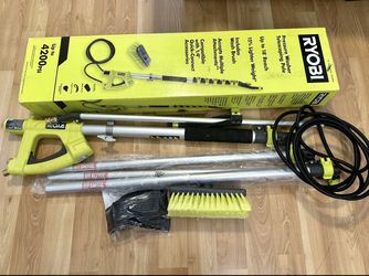 RYOBI 18 ft. Extension Pole with Brush for Pressure Washer