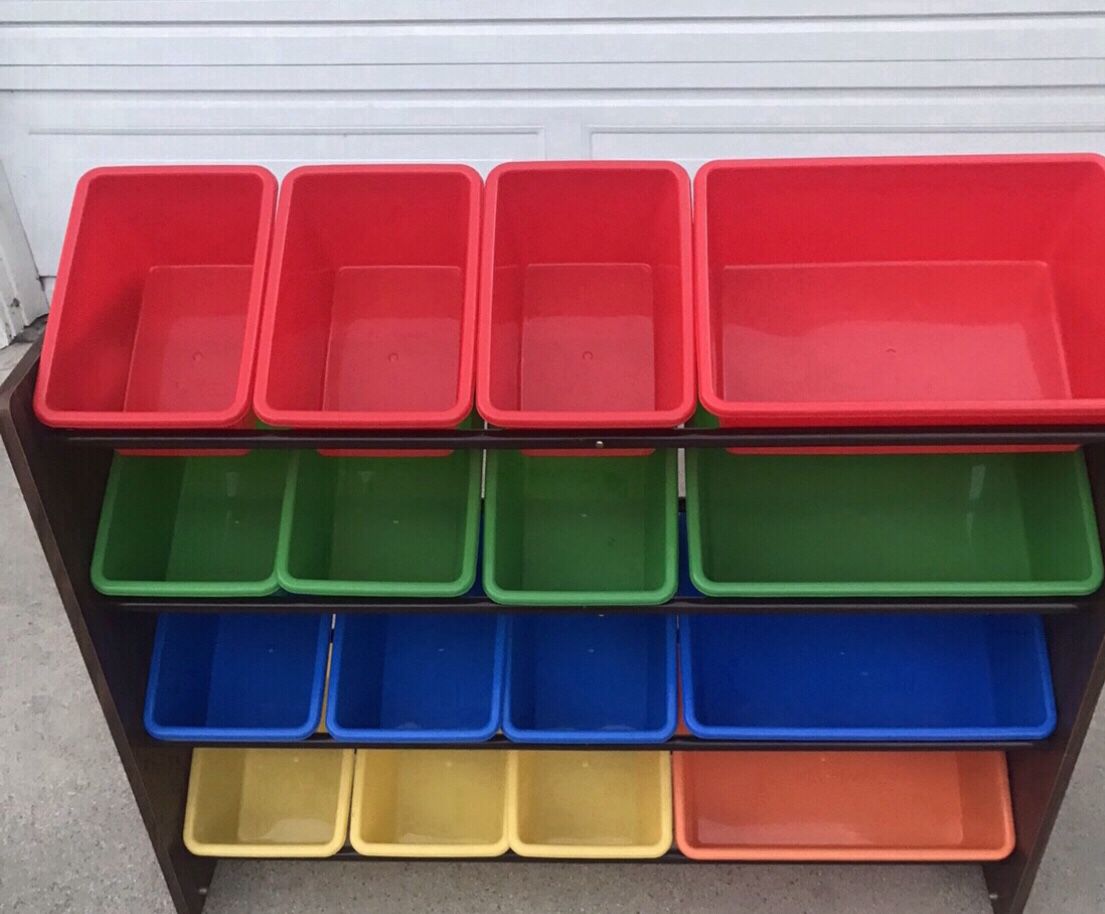 Organizador Grande De Plástico De Colores 