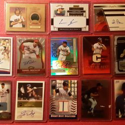 Baseball Autographed Cards & Swatches