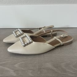 A New Day Pearl Flat Size 8