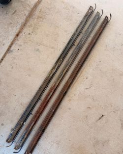 vw early beetle rear seat bars 58-67