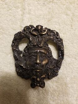 Vintage Solid Brass Belt Buckle