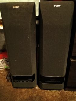 Sony SA-VA10 100W Active Speakers Pair