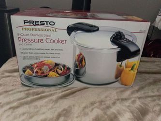 8 Quart Stainless Steel Pressure Cooker and  Canner