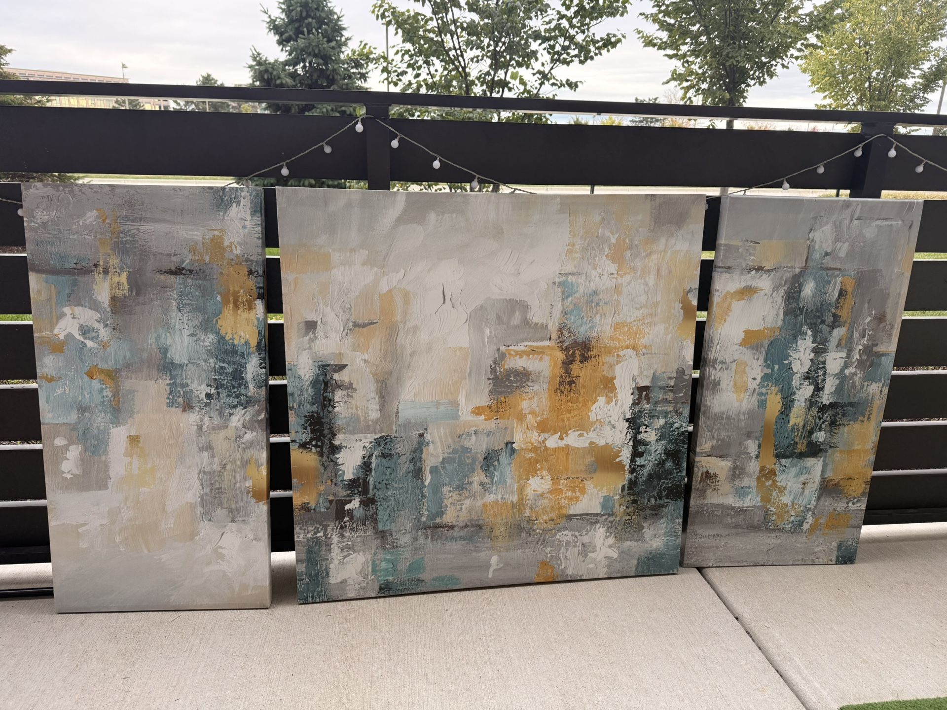 Abstract Wall Paintings Art