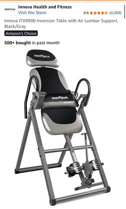 Innova ITX9900 Inversion Table with Air Lumbar Support, $130
