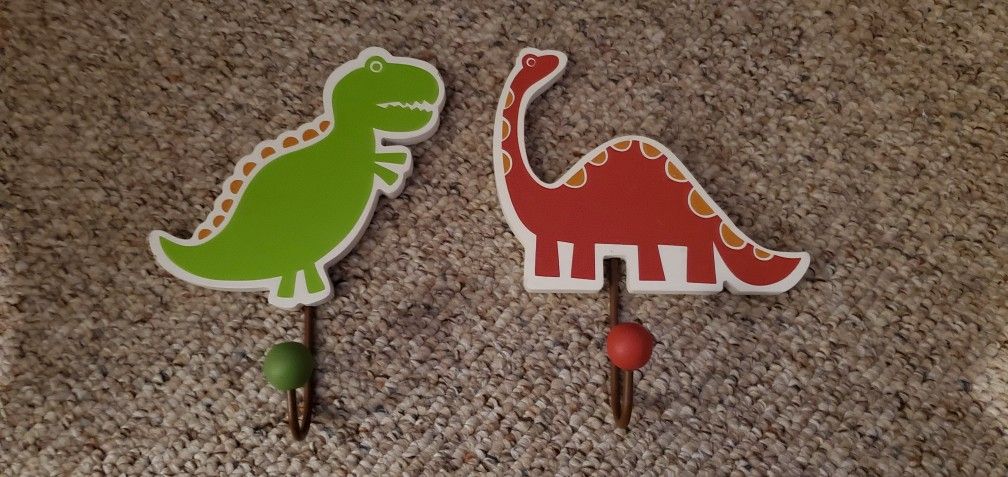 Kids Dinosaur Coat Hangers