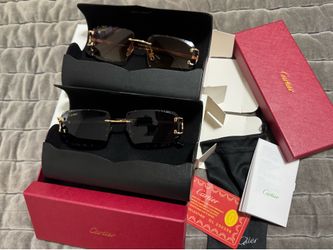 Cartier sunglasses for sale Gold frame 49$ each
