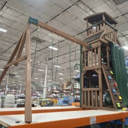 Costco Kidkraft Wood Playset Swing Set Swingset & Delivery Assemble