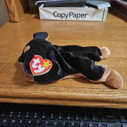 TY Beanie Babies "Doby The Doberman" Large Size Mint 