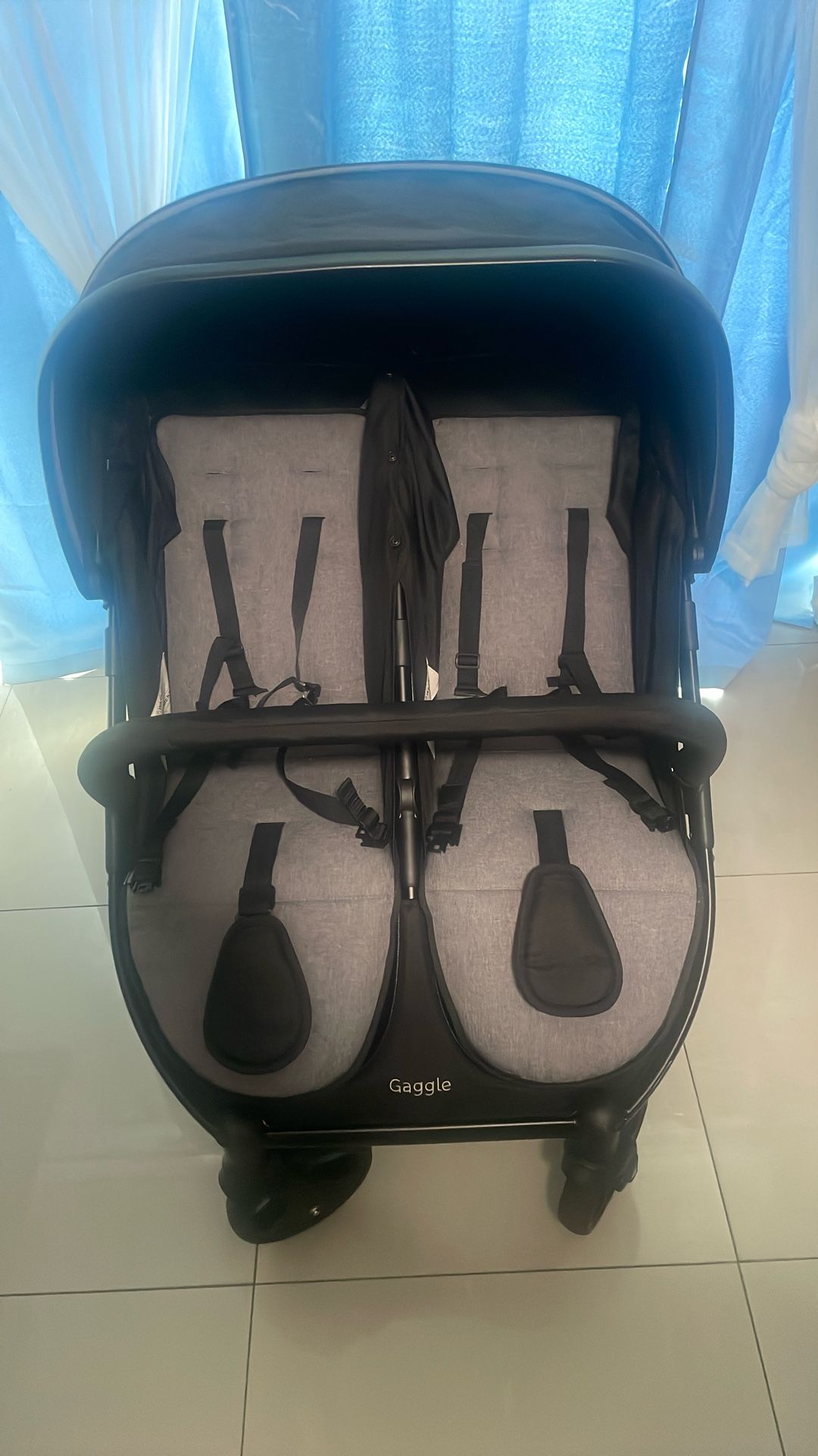 Double wide stroller