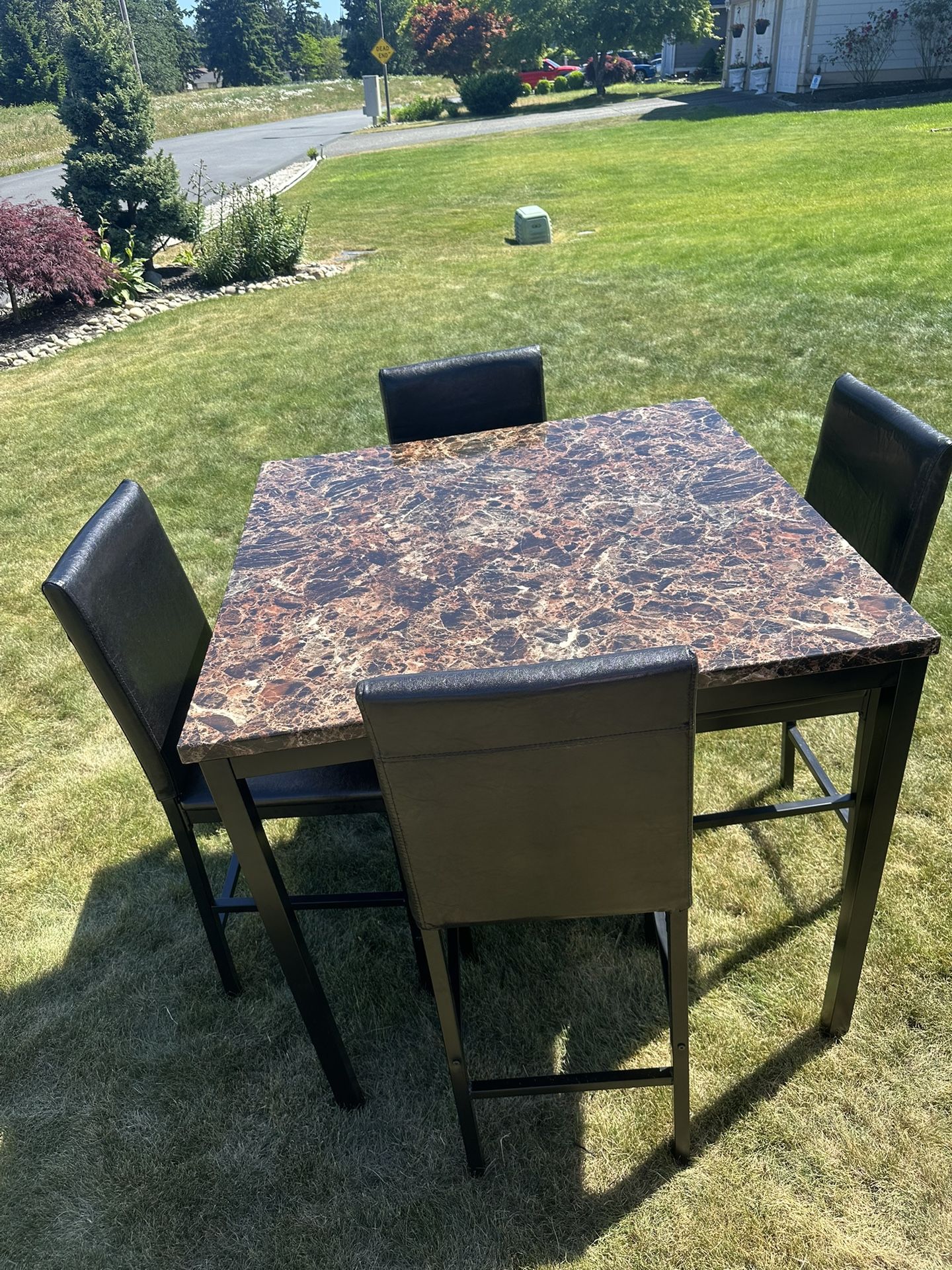 New 4 Chairs Dining Table