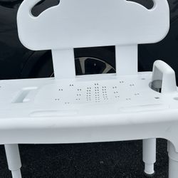 Carex Bariatric Transfer Bench / Tub Bench With Backrest 