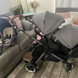 evenflo gold pivot xpand double stroller