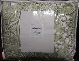 King Size SERPA Comforter Set OR Snow Faux Throw