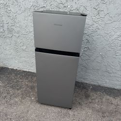 Stainless steel Household Mini Fridge Refrigerator With Freezer